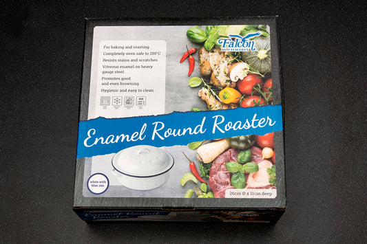 Falcon Enamel 26cm Round Roaster For Sourdough Bread