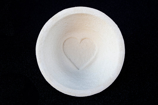 Round Banneton - Heart Pattern - 500g - 750g Dough Weight