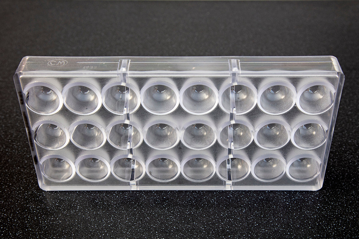 CW1433 - Chocolate World - Cone Ø 29 x 25 mm Polycarbonate Mould