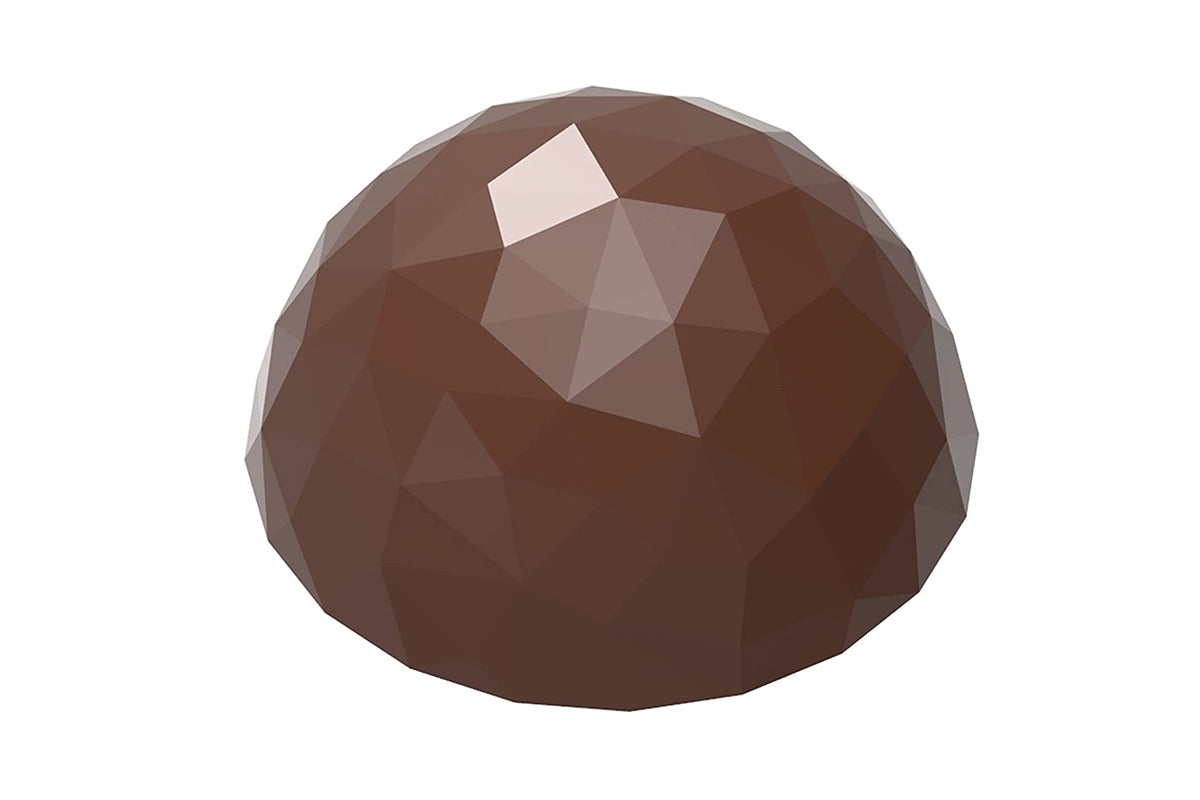 CW12024 - Chocolate World - Sphere Facet 30 mm Polycarbonate Mould