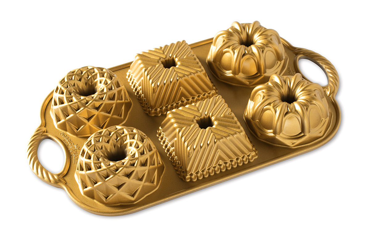 Nordic Ware - 91277 - Gold Geo Bundtlette®