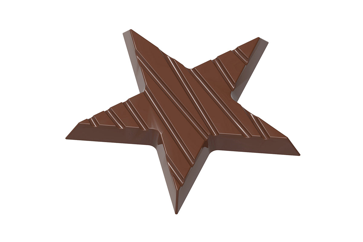 CF0102 - Chocolat Form - Chocolate Napolitain Star Polycarbonate Mould