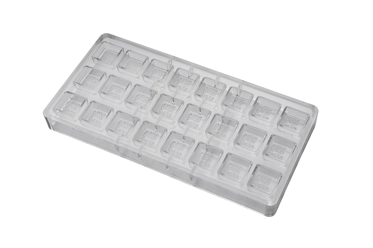 CF0201 - Chocolat Form - Praline Square Maya Polycarbonate Mould