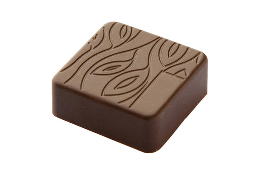 CF0202 - Chocolat Form - Praline Square Leaves Polycarbonate Mould