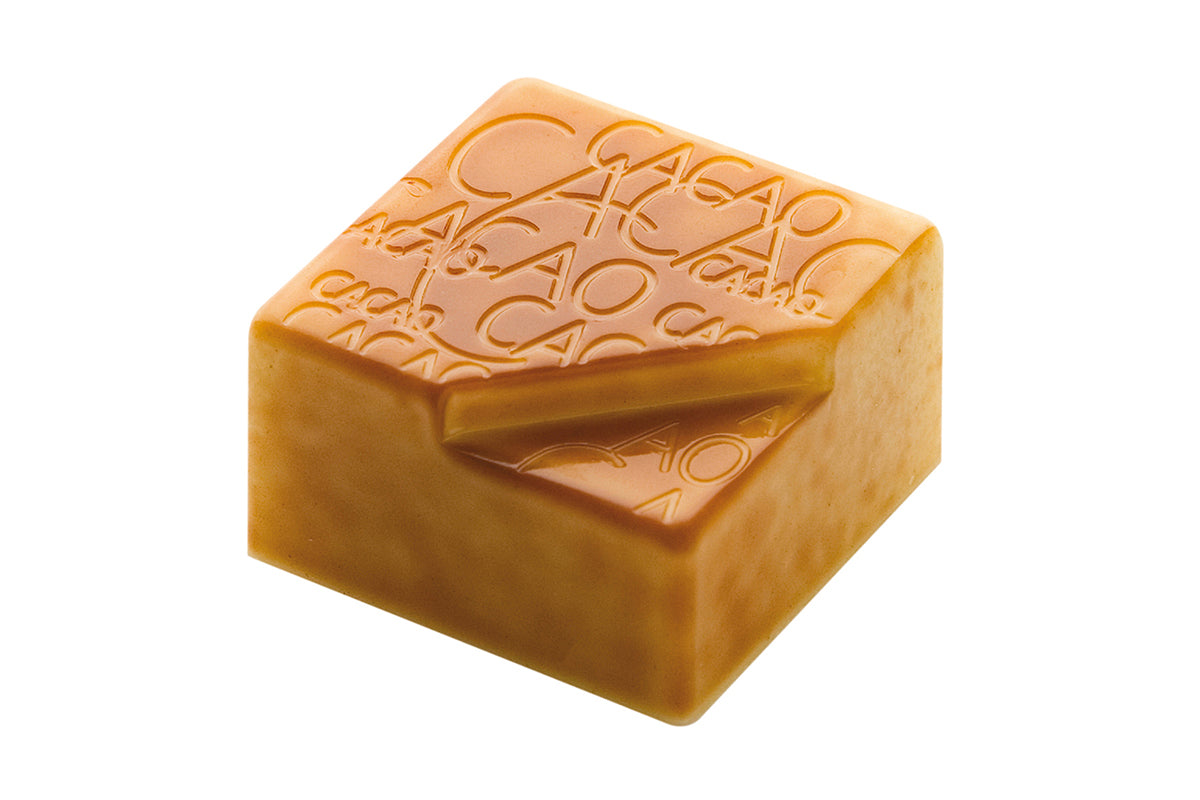 CF0204 - Chocolat Form - Square Texture Cocoa Polycarbonate Mould