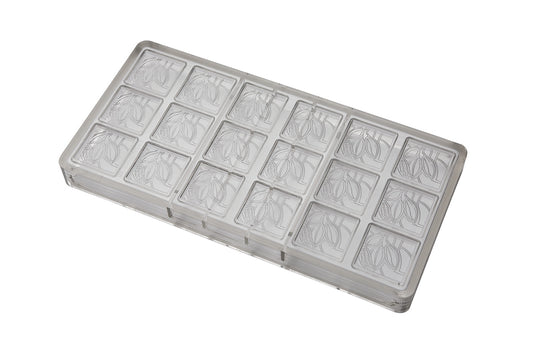 CF0207 - Chocolat Form - Napolitain Cocoa Bean Polycarbonate Mould
