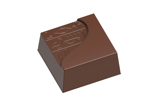 CF0212 - Chocolat Form - Texture Hieroglyph Polycarbonate Mould