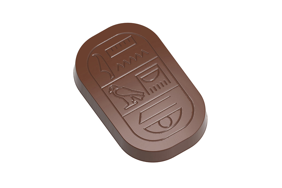 CF0213 - Chocolat Form - Napolitain Hieroglyph Polycarbonate Mould