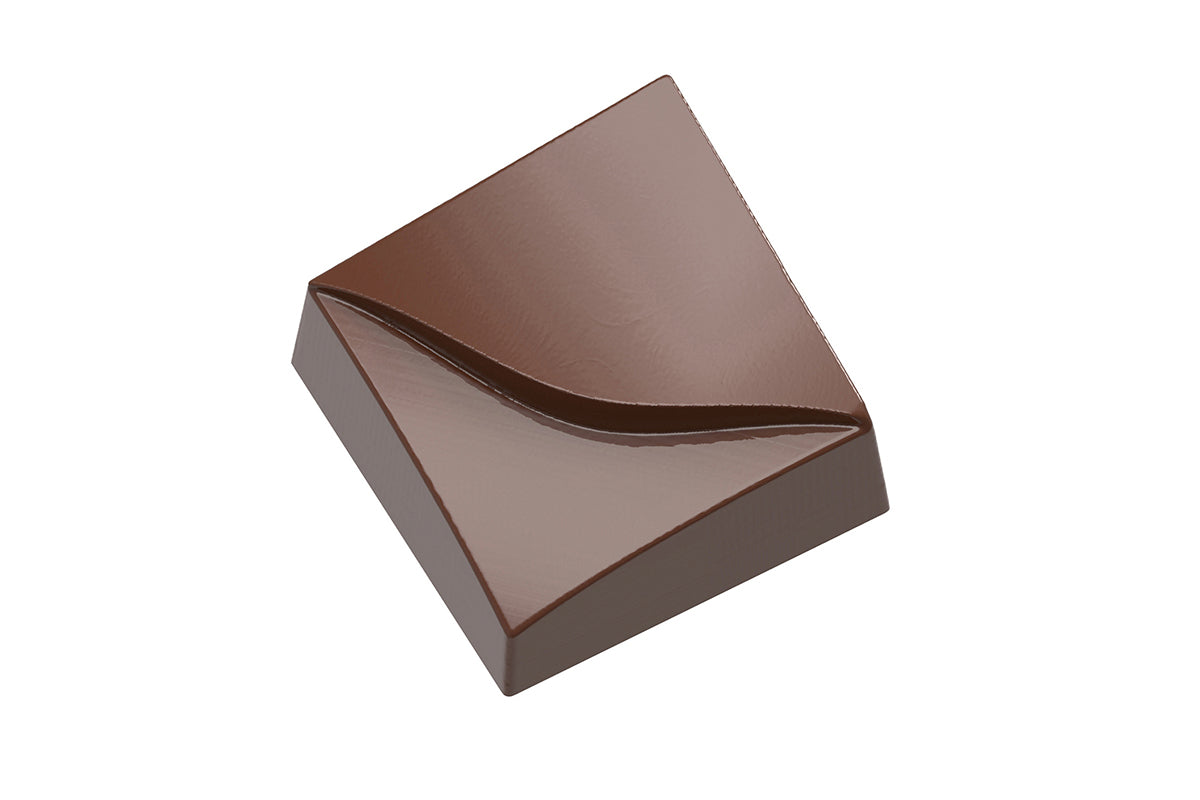 CF0217 - Chocolat Form - Praline Square Line Polycarbonate Mould