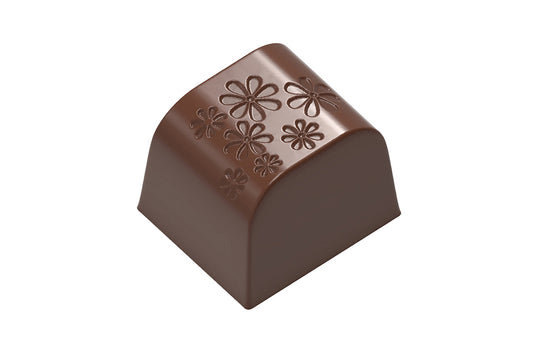 CF0228 - Chocolat Form - Chocolate Flower Cube  Polycarbonate Mould