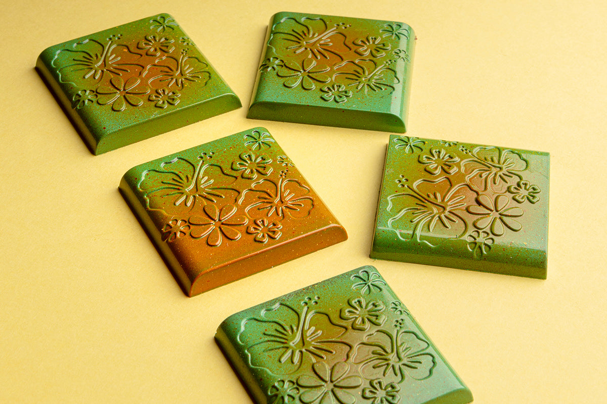 CF0231 - Chocolat Form - Napolitain Hibiscus Polycarbonate Mould