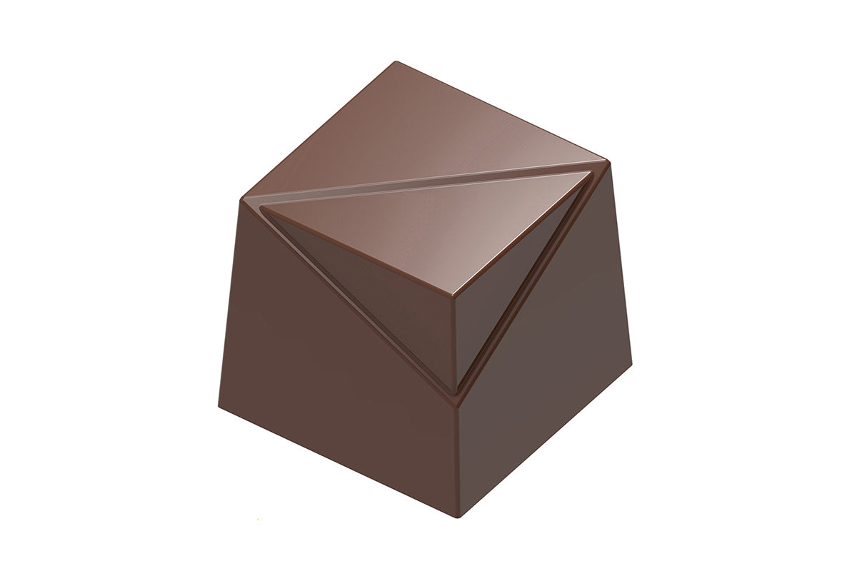 CF0234 - Chocolat Form - Cube With Corner Polycarbonate Mould