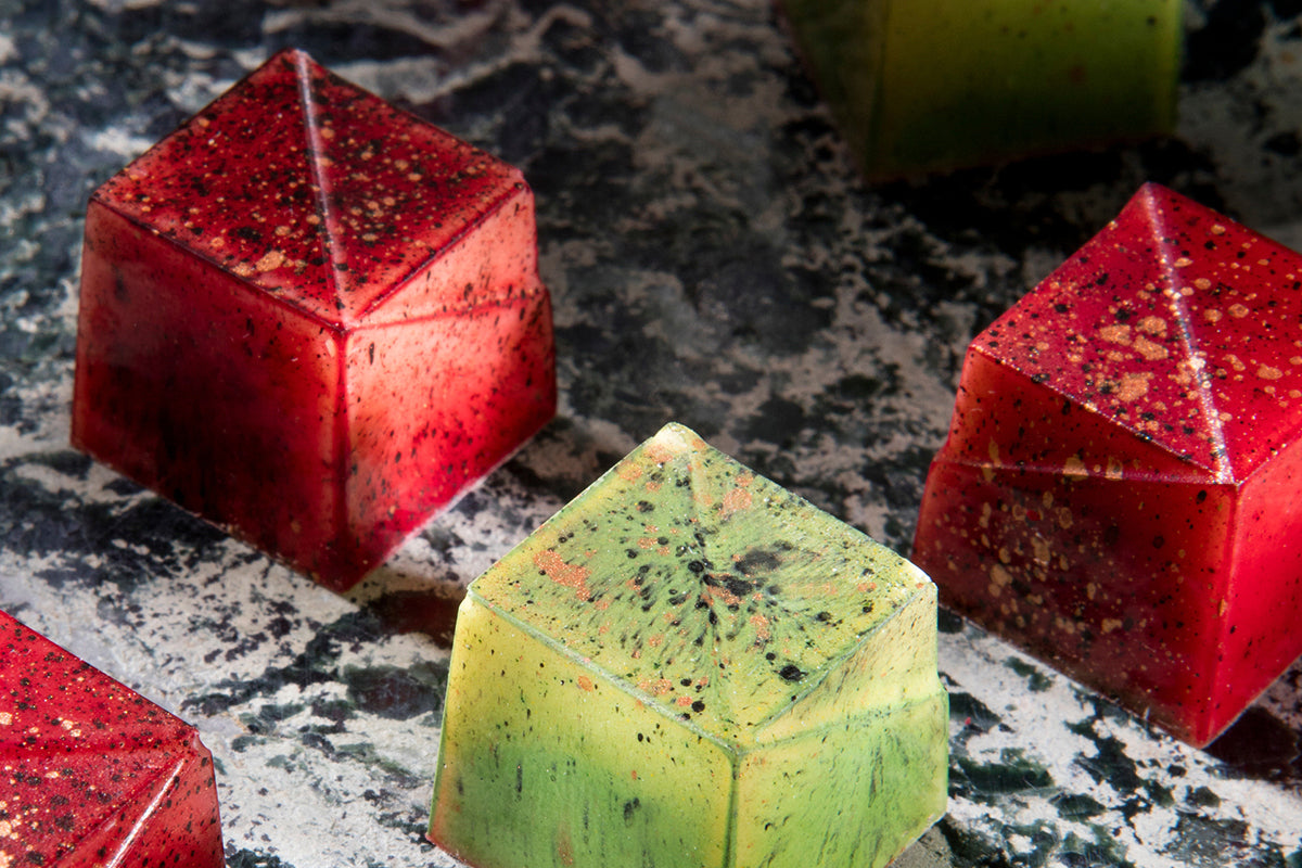 CF0234 - Chocolat Form - Cube With Corner Polycarbonate Mould