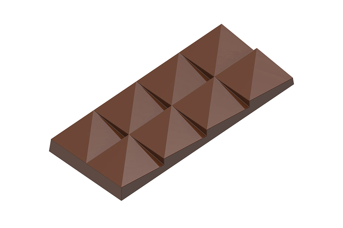 CF0235 - Chocolat Form - Tablet With Angles Polycarbonate Mould