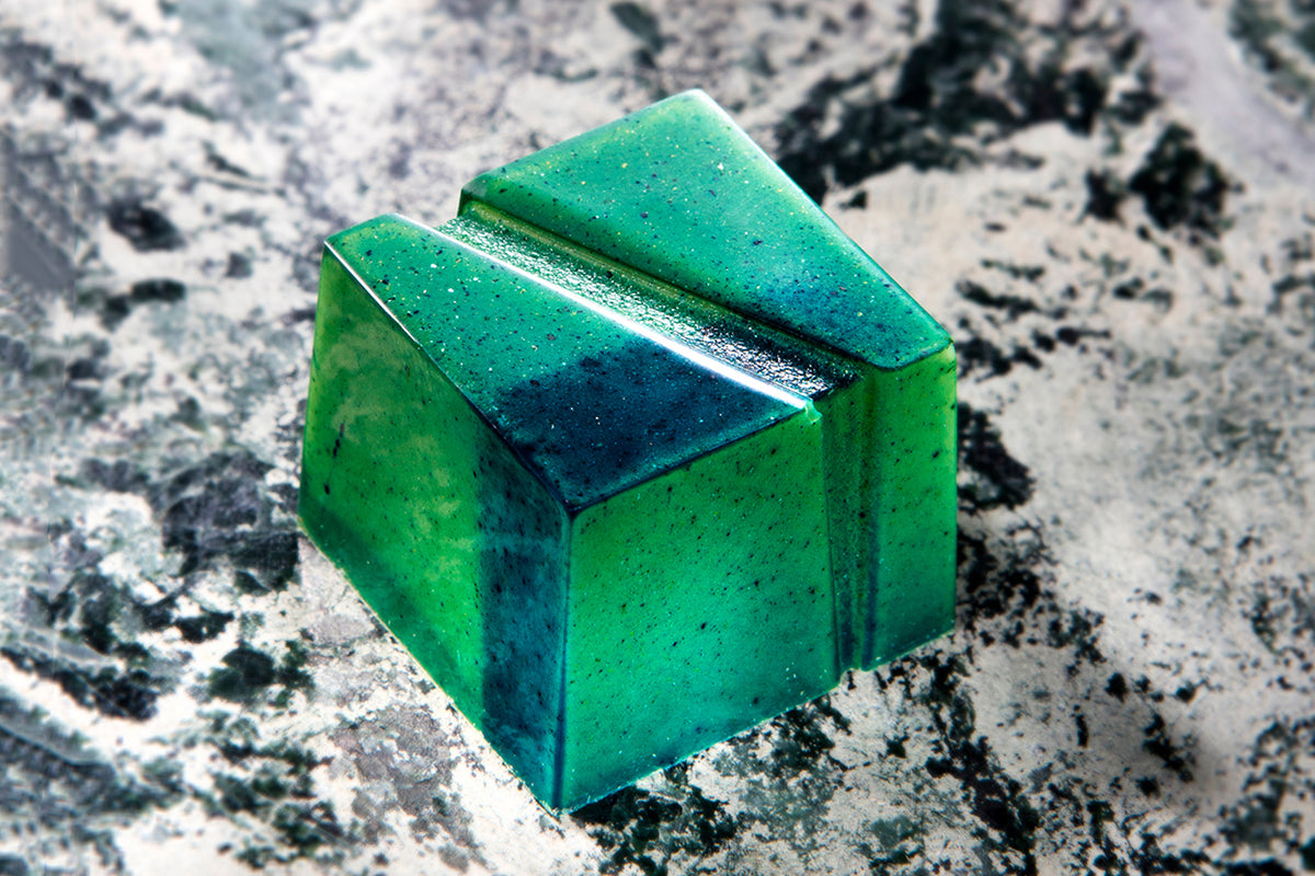 CF0236 - Chocolat Form - Cube With Stripe Polycarbonate Mould