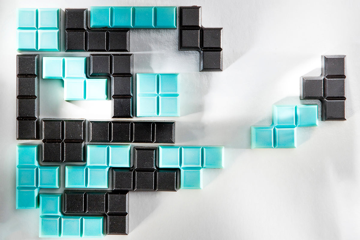 CF0238 - Chocolat Form - Chocolate Tetromino Polycarbonate Mould