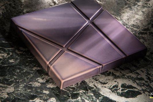 CF0239 - Chocolat Form - Tablet With Stripes Polycarbonate Mould