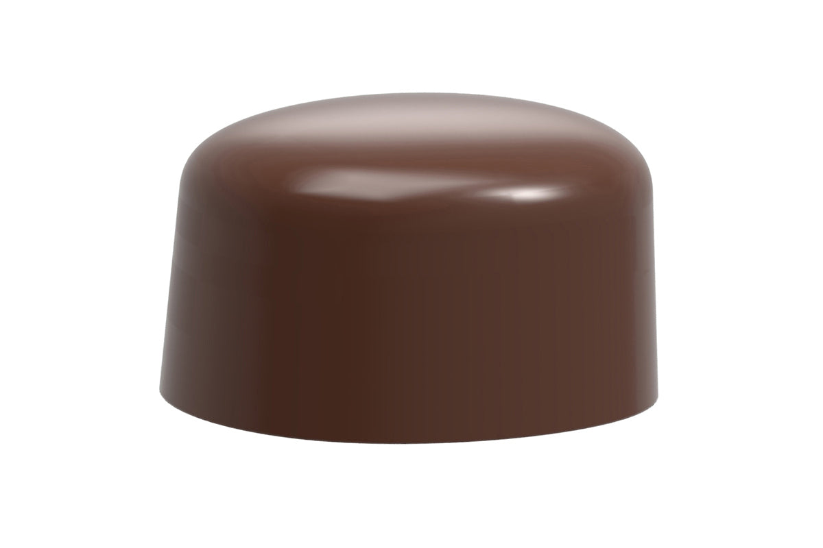 CF0252 - Chocolat Form - Chocolate Dome Oval Polycarbonate Mould