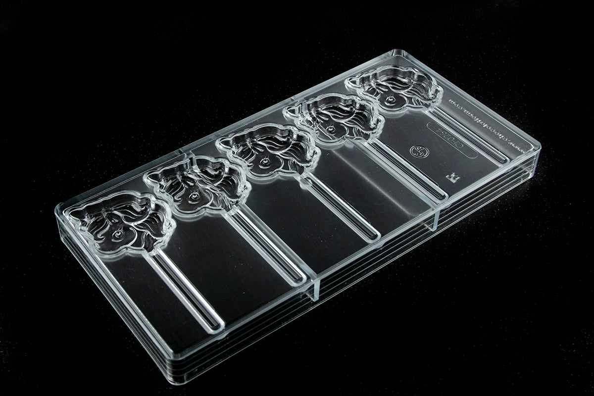 CF0264 - Chocolat Form - Lollipop Unicorn Polycarbonate Mould