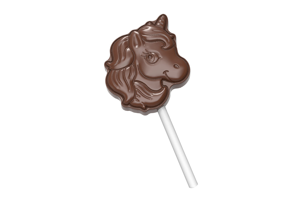 CF0264 - Chocolat Form - Lollipop Unicorn Polycarbonate Mould
