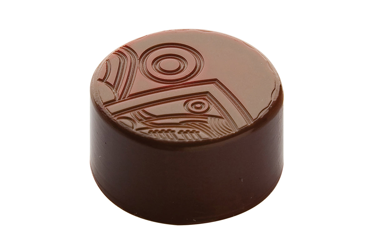 CF0301 - Chocolat Form - Round Aztec Calendar  Polycarbonate Mould