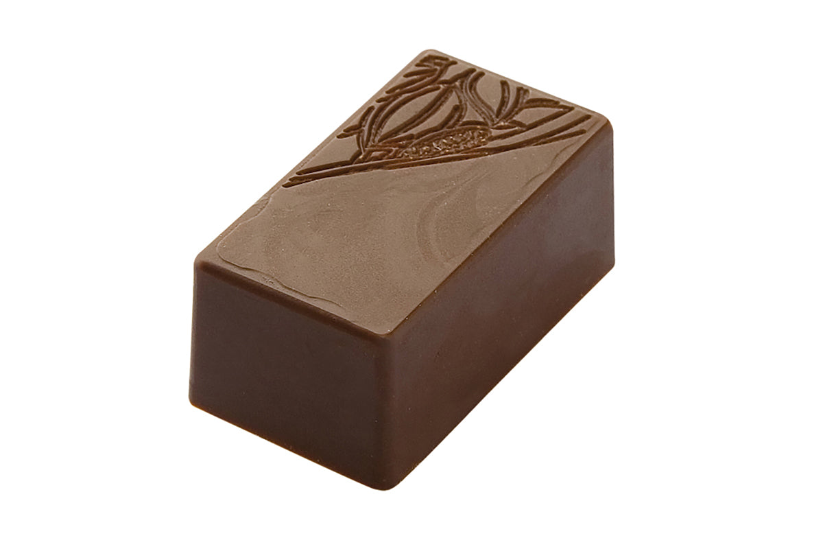 CF0403 - Chocolat Form - Rectangle Texture Cocoa Polycarbonate Mould