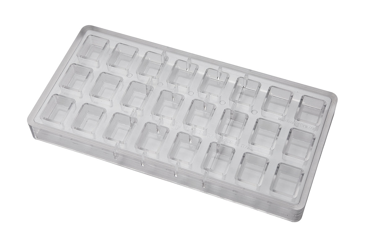 CF0405 - Chocolat Form - Praline Rectangular Box Polycarbonate Mould