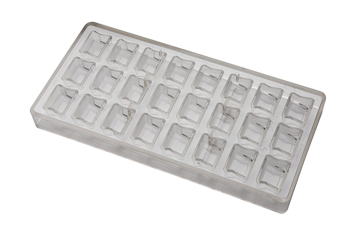 CF0409 - Chocolat Form - Praline Rectangles Polycarbonate Mould