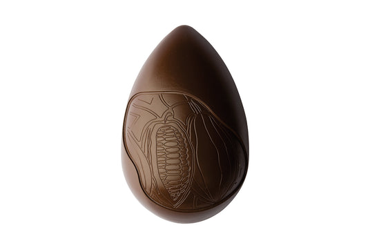 CF0703 - Chocolat Form - Egg 200 X 130 mm Bean Polycarbonate Mould