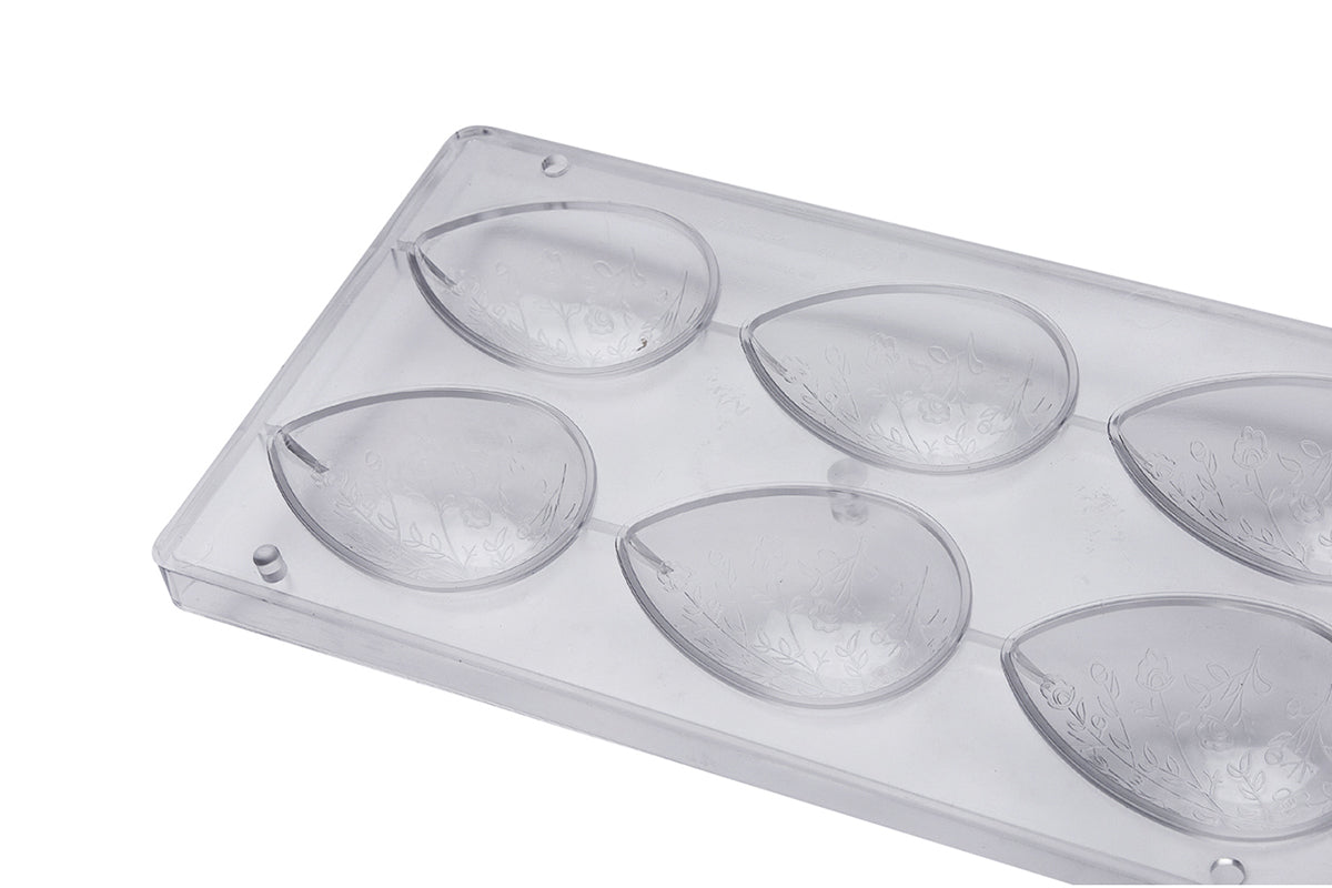 CF0708 - Chocolat Form - Egg 100 X 70 mm Fiorito Polycarbonate Mould