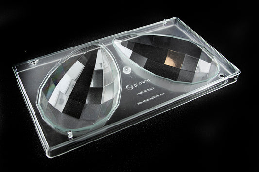 CF0711 - Chocolat Form - Egg 200 X 123 mm Diamond Polycarbonate Mould