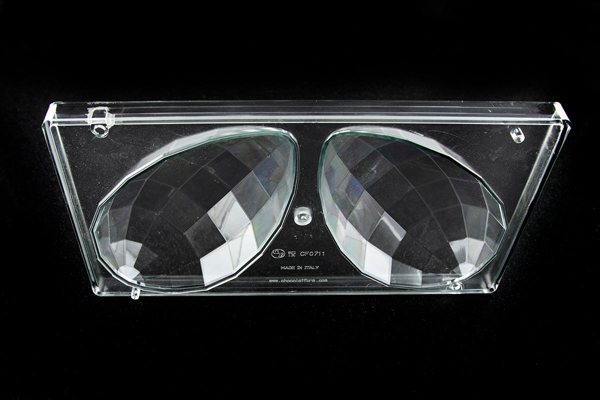 CF0711 - Chocolat Form - Egg 200 X 123 mm Diamond Polycarbonate Mould
