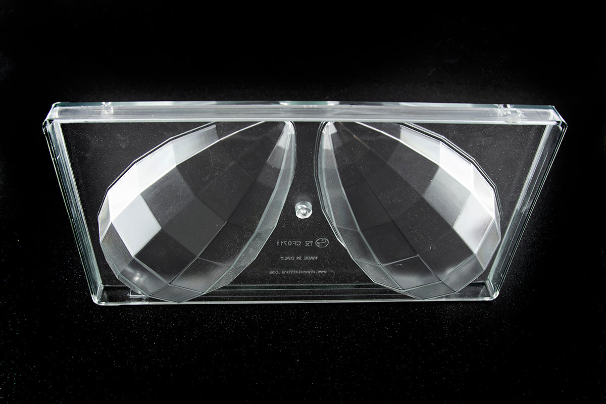 CF0711 - Chocolat Form - Egg 200 X 123 mm Diamond Polycarbonate Mould