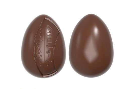CF0717 - Chocolat Form - Chocolate Egyptian Egg Polycarbonate Mould