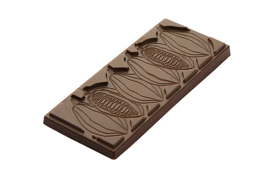 CF0805 - Chocolat Form - Cocoa Bean Tablet 50 g Polycarbonate Mould