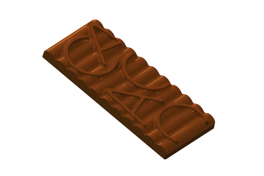 CF0812 - Chocolat Form - Cocoa Wave Tablet Polycarbonate Mould