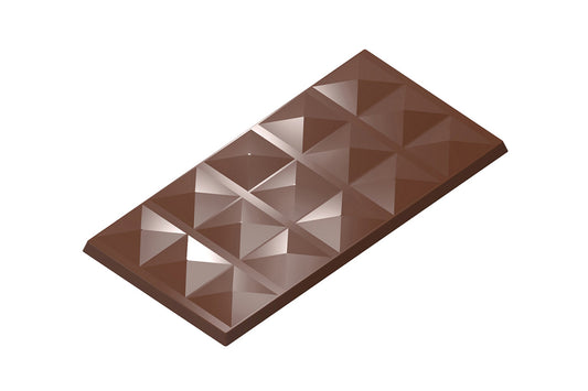 CF0816 - Chocolat Form - Tablet Palazzo Diamanti Polycarbonate Mould