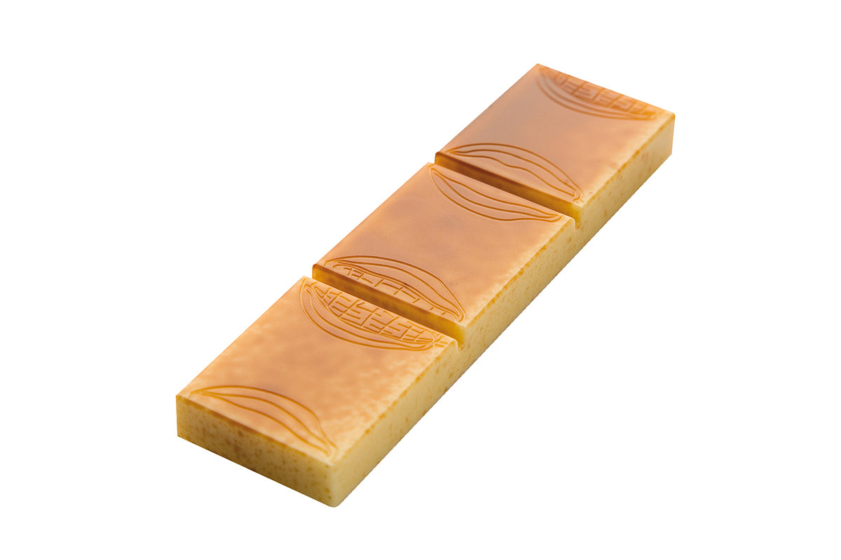 CF0903 - Chocolat Form - Snack 30 g Cocoa Bean Polycarbonate Mould