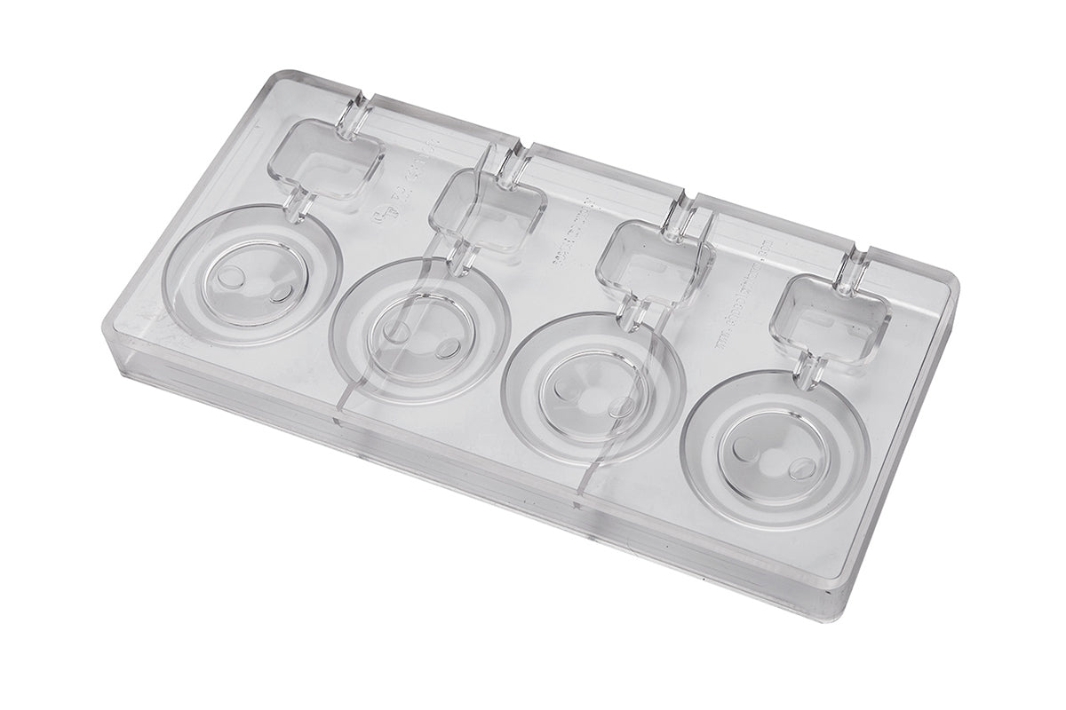 CF1102 - Chocolat Form - Lollipop Button Polycarbonate Mould
