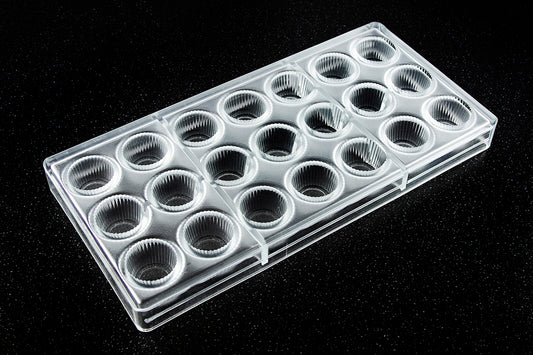 CW1002 - Chocolate World - Chocolate Round Cup Polycarbonate Mould