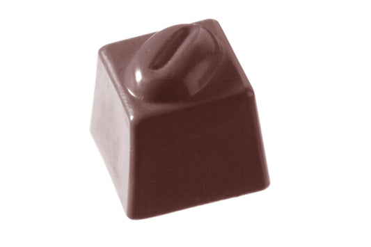 CW1019 - Chocolate World - Cube Coffee Bean 14 g Polycarbonate Mould