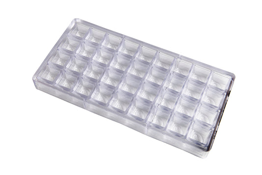 CW1019 - Chocolate World - Cube Coffee Bean 14 g Polycarbonate Mould