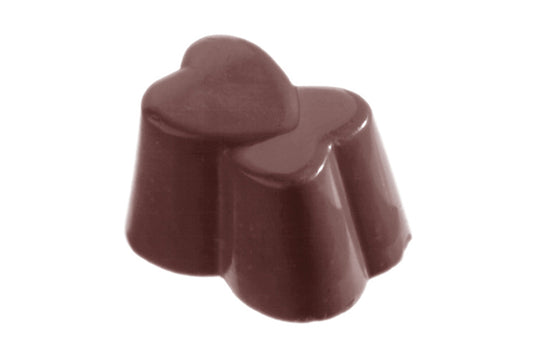 CW1023 - Chocolate World - Chocolate Heart Double Polycarbonate Mould