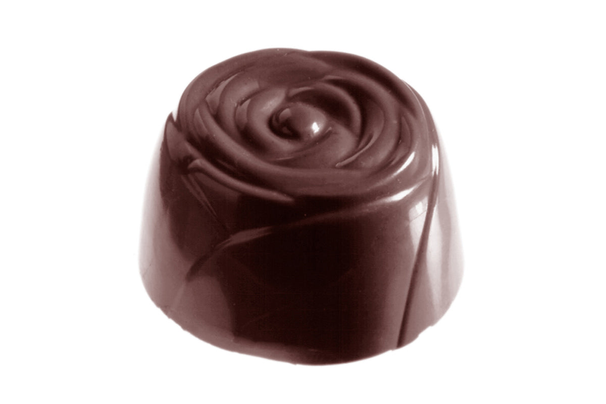 CW1033 - Chocolate World - Chocolate Large Rose Polycarbonate Mould