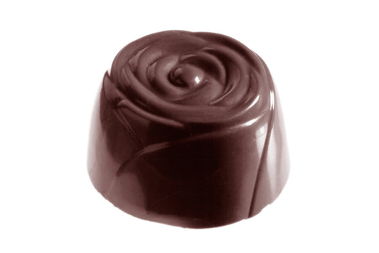 CW1033 - Chocolate World - Chocolate Large Rose Polycarbonate Mould