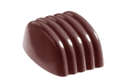 CW1045 - Chocolate World - Chocolate Arc Ribbed Polycarbonate Mould
