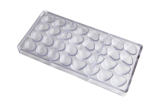 CW1053 - Chocolate World - Egg Striped 32 mm Polycarbonate Mould