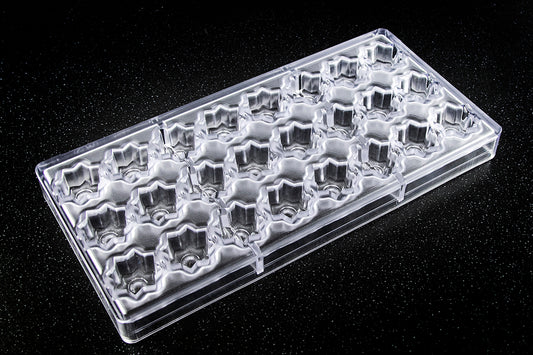CW1068 - Chocolate World - Chocolate Star Polycarbonate Mould