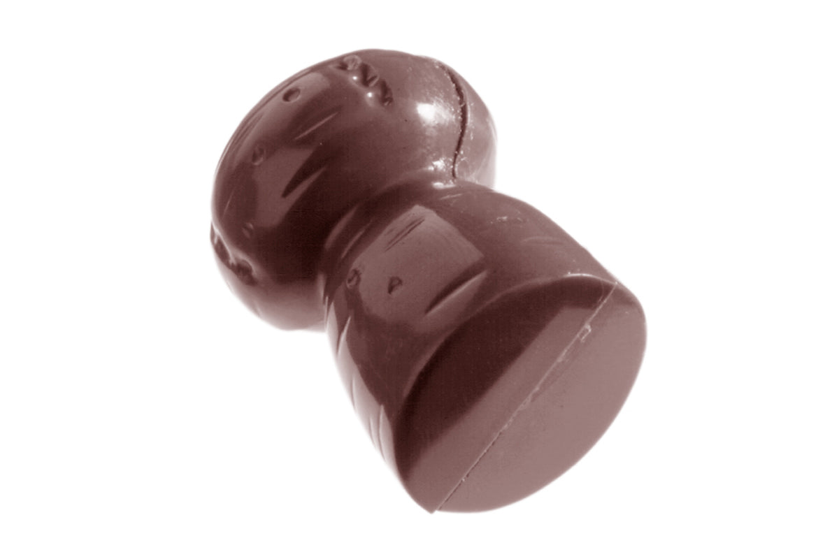 CW1069 - Chocolate World - Champagne Cork Small Polycarbonate Mould