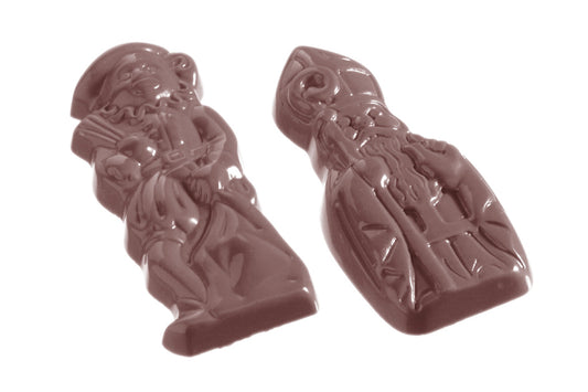 CW1078 - Chocolate World - St Nicholas & Pete 2 Fig Polycarbonate Mould